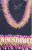 green butterfly lei